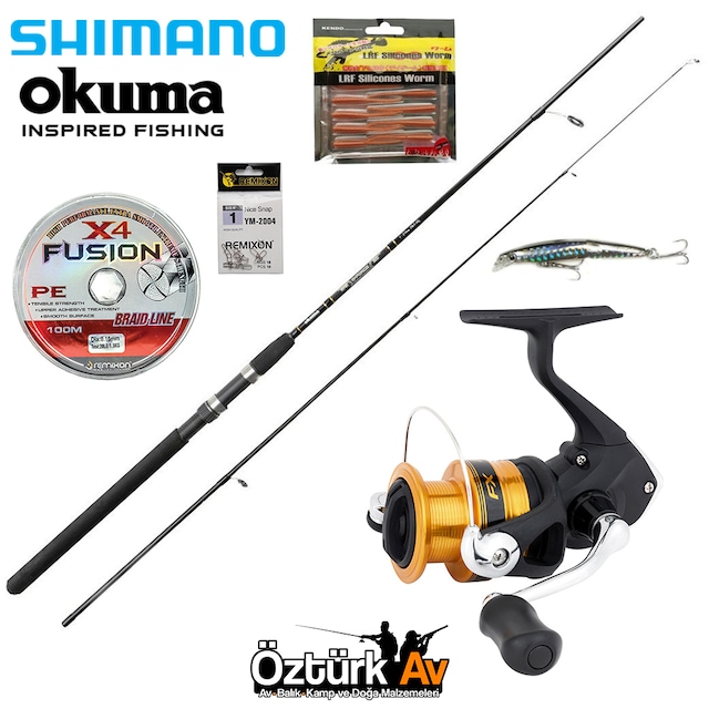 Shimano FX 4000 Okuma G-Power 270 Cm 7-35 Gr Spin Olta Takımı Set